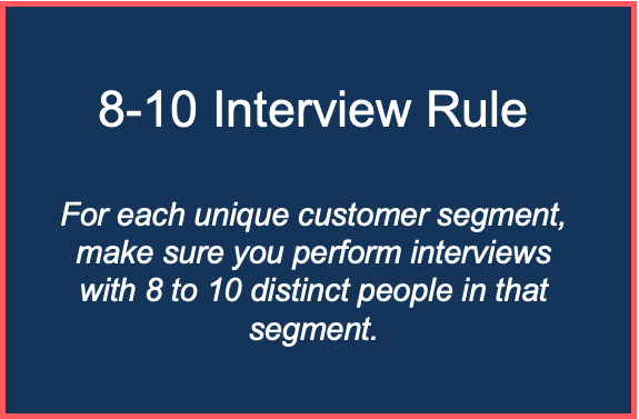 How Many B2B Customer Interviews Is Enough - 8 10 Rule